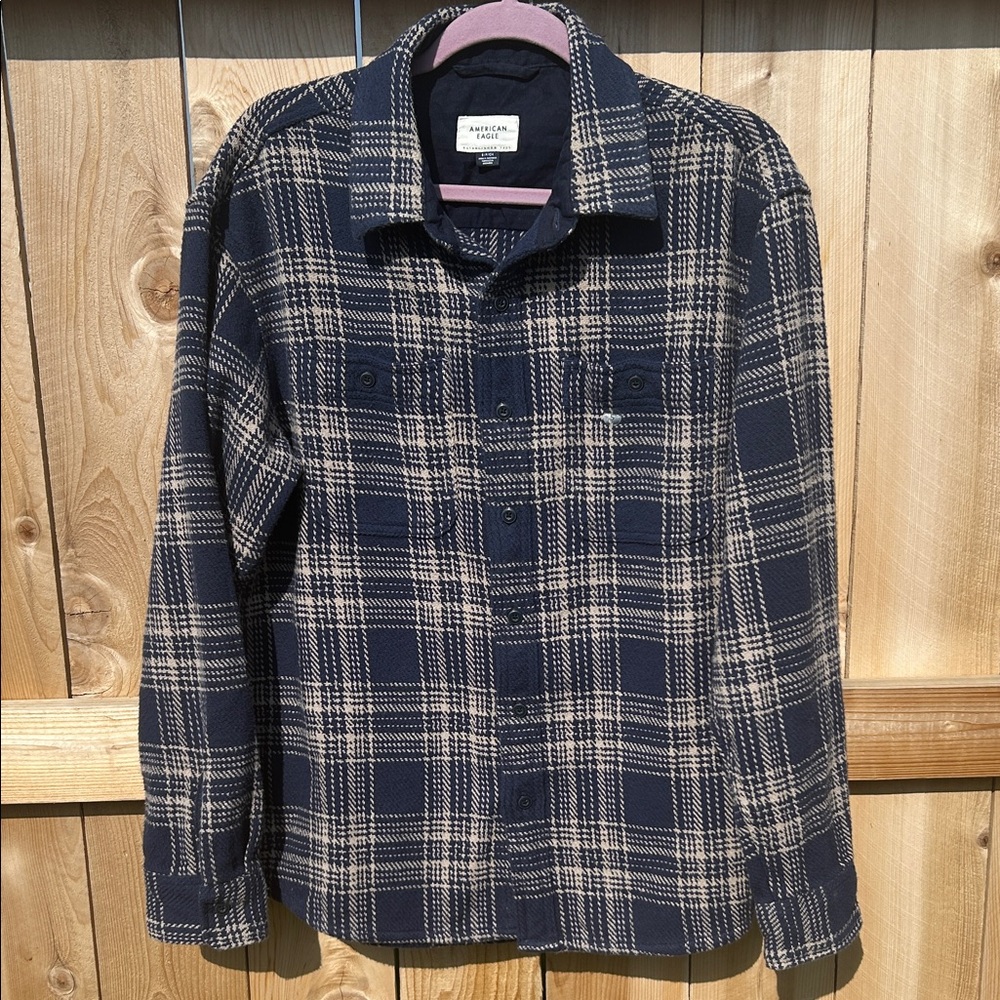American Eagle Twill Shirt Jacket